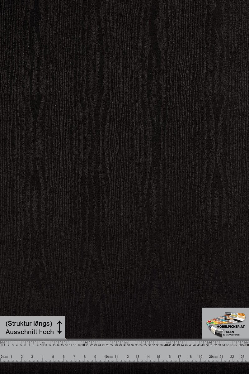 Textur: Holzoptik Schwarz flach gerillt MPLS106 Alternativbezeichnungen: textur, holzoptik, flach gerillt, schwarz, holzstruktur, holzstruktur, texture, wood, rilled, black, wooden structure für Wohnzimmertisch, Sideboard und Schlafzimmerschränke