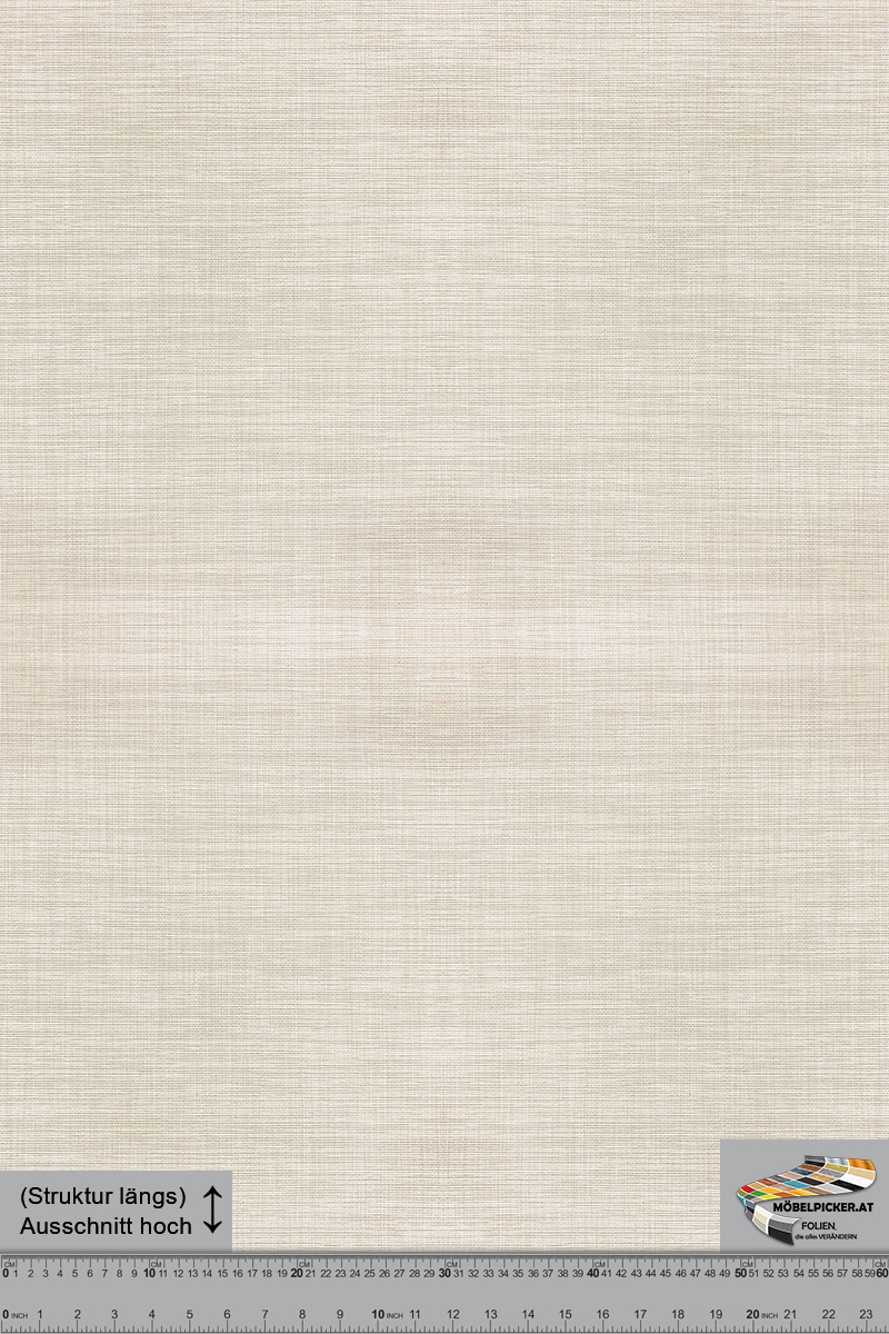 Textur: Stoff creme-beige, hell gestreift MPRF011 Folie für Kästen, Fronten, Küchenfronten, Fliesen, Glas, Fensterrahmen, Trennwände, Raumtrenner