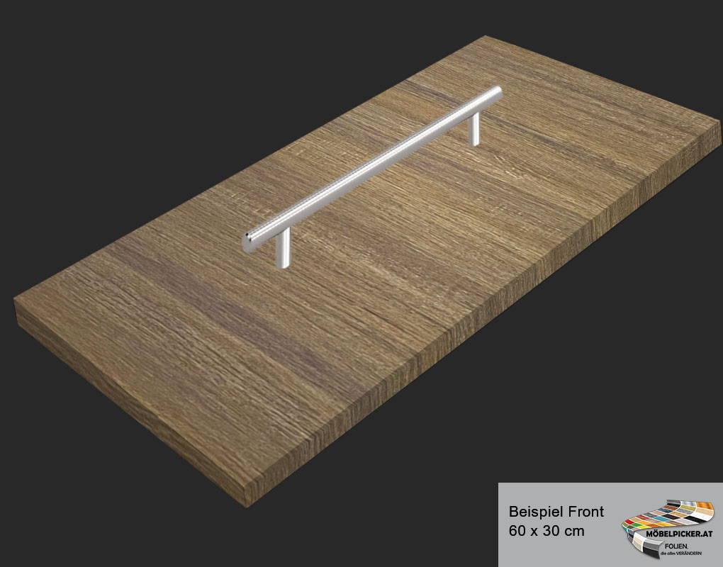 Holz: Eiche Sägeoptik mittelbraun MPVPW718 Folie für Schiebetüren, Wohnungstüren, Eingangstüren, Türe, Fensterbretter und Badezimmer