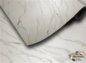 Stein: Marmor dunkel marmoriert, creme-weiß MPVST678 - Möbelfolie, Klebefolie, Dekorfolie, Küchenfolie, Architekturfolie, Möbelbaufolie