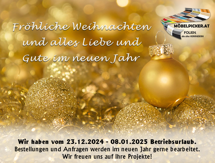 Frohe Weihnachten - Betriebsurlaub Möbelpicker.at